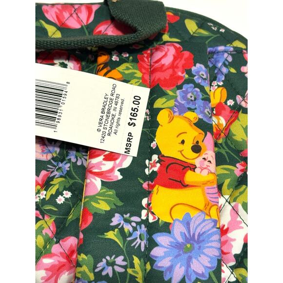 Vera Bradley Disney Winnie Pooh Springtime Floral Bancroft Backpack EXACT NWT main image 14